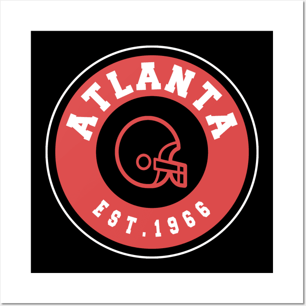 Atlanta est 1966 Wall Art by BVHstudio